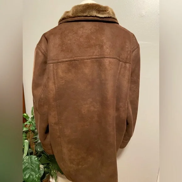 J Men's Daniel Hechter Brown winter coat